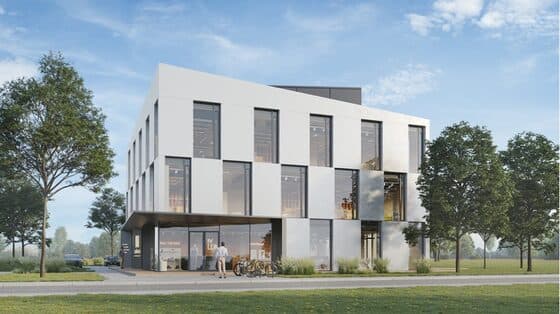 Biroja ēka un deju skola