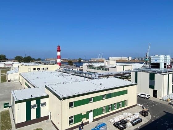 Zivju pārstrādes rūpnīcas ēku parbūve